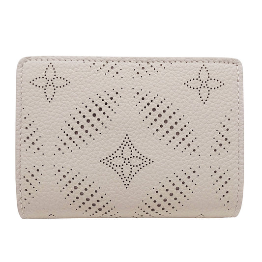 LOUIS VUITTON ルイ・ヴィトン ポルトフォイユ・クレア 二つ折り財布 マヒナ ブルームグレー M13470 モノグラムマヒナ レディース 【中古】