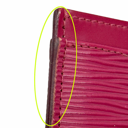 LOUIS VUITTON ルイ・ヴィトン ポルトカルト・サーンプル カードケース エピ フューシャ M60327 エピレザー レディース 【中古】