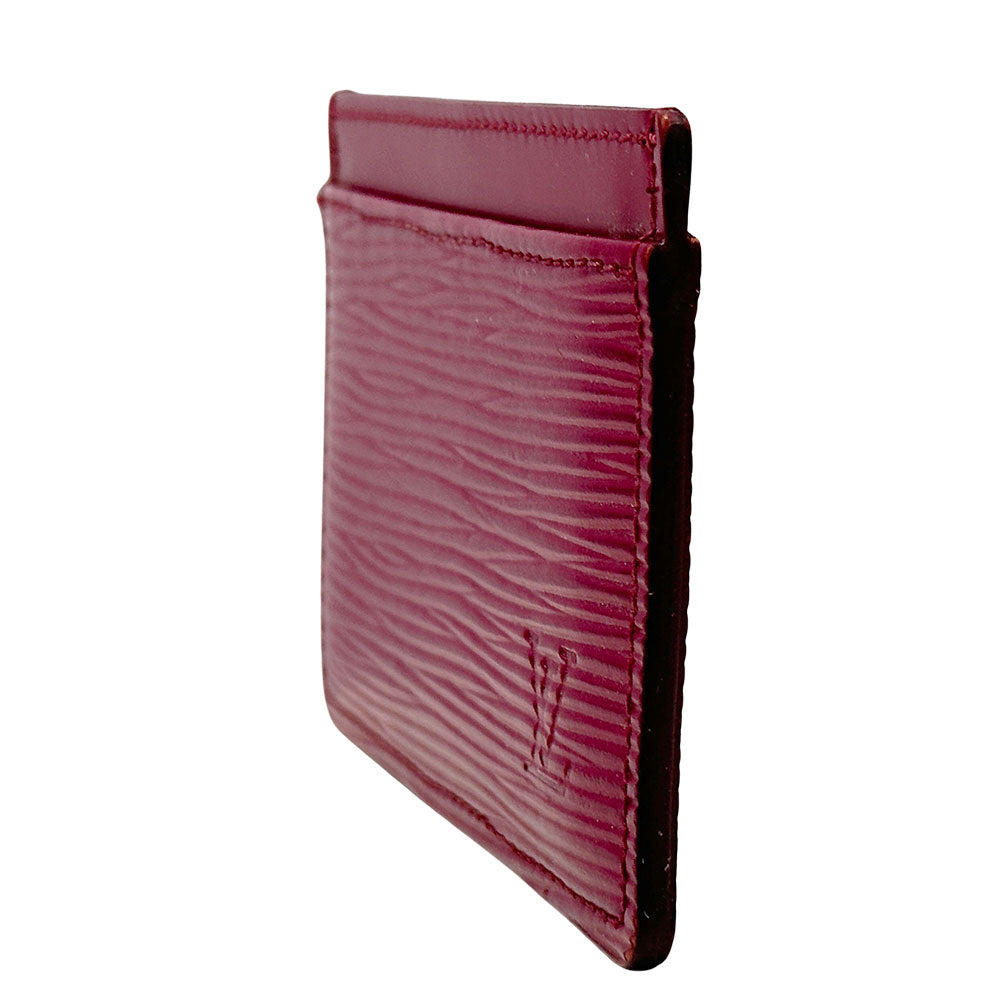 LOUIS VUITTON ルイ・ヴィトン ポルトカルト・サーンプル カードケース エピ フューシャ M60327 エピレザー レディース 【中古】