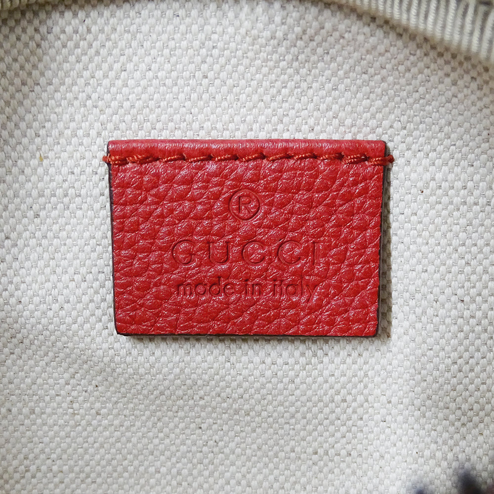 GUCCI グッチ ボディ・ウエストバッグ シェリー レッド 527792 レザー レディース メンズ 【中古】