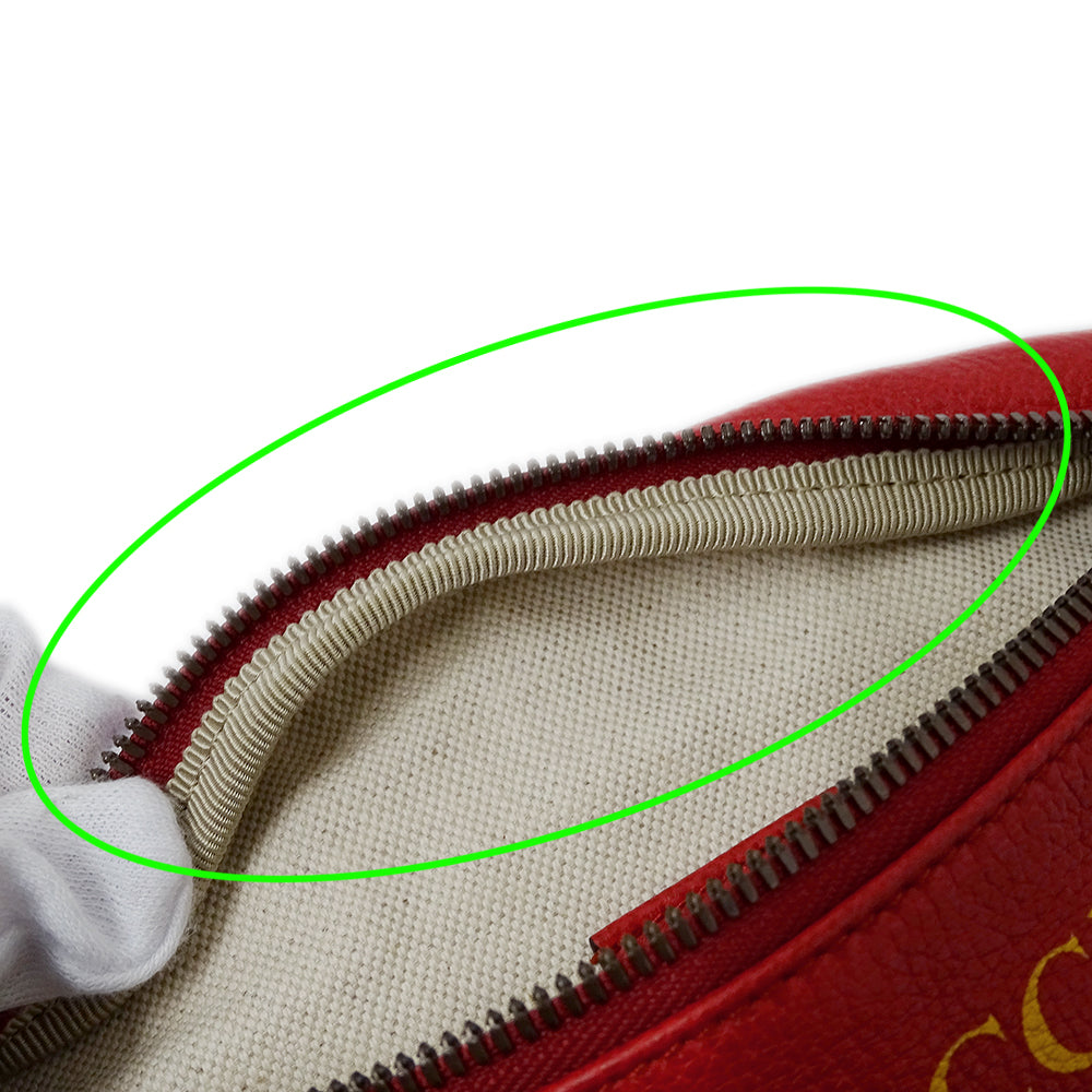 GUCCI グッチ ボディ・ウエストバッグ シェリー レッド 527792 レザー レディース メンズ 【中古】