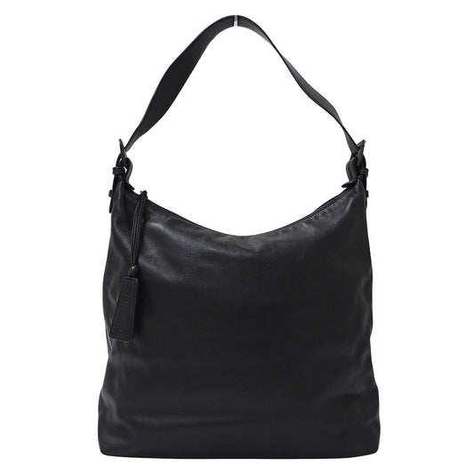 CHANEL シャネル ショルダーバッグ ブラック レザー レディース 【中古】