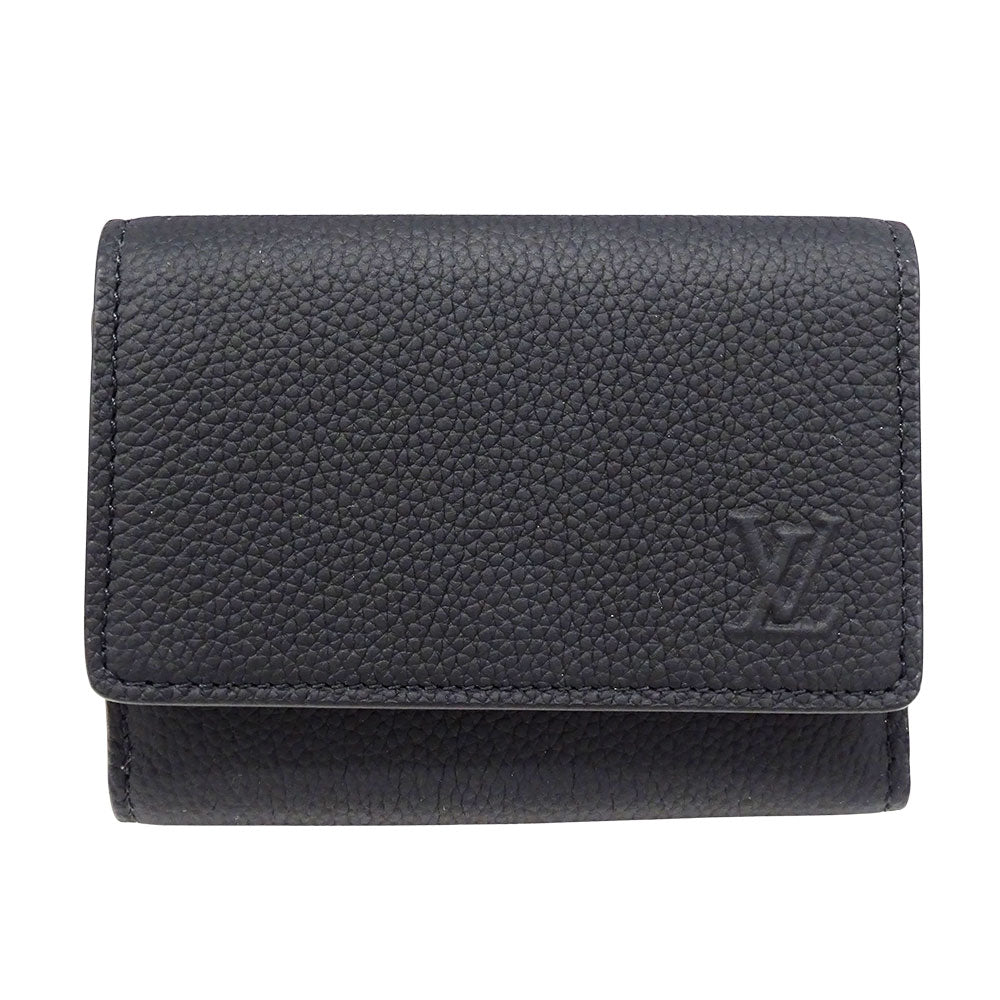 LOUIS VUITTON ルイ・ヴィトン ヴィクター・ウォレット 三つ折り財布 アエログラム ノワール M26250 メンズ 【中古】