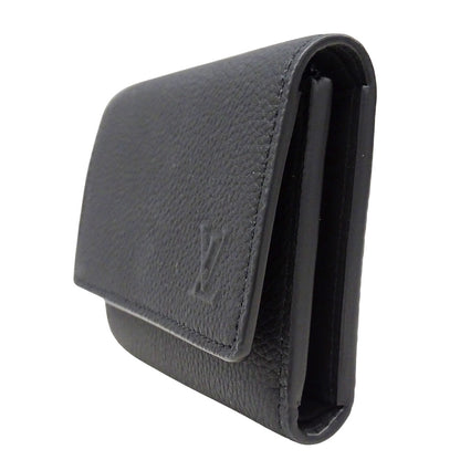 LOUIS VUITTON ルイ・ヴィトン ヴィクター・ウォレット 三つ折り財布 アエログラム ノワール M26250 メンズ 【中古】