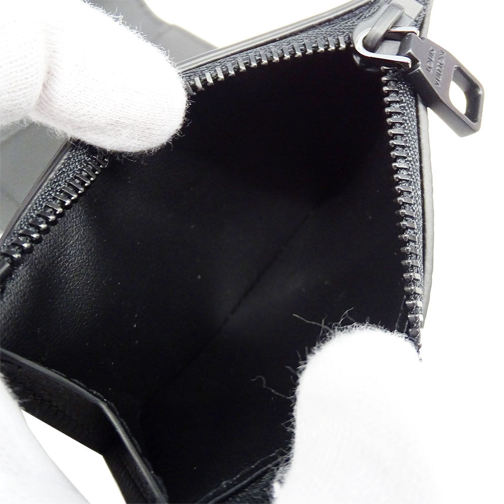LOUIS VUITTON ルイ・ヴィトン ヴィクター・ウォレット 三つ折り財布 アエログラム ノワール M26250 メンズ 【中古】