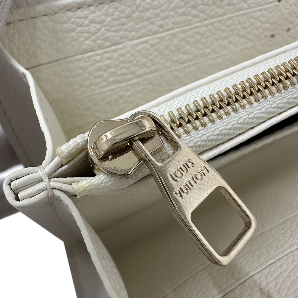 LOUIS VUITTON ルイ・ヴィトン ポルトフォイユ サラ スィート エスケープ 長財布 モノグラム アンプラント ミルキーホワイト M27740 モノグラムアンプラント レディース 【中古】