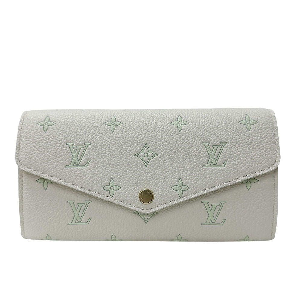 LOUIS VUITTON ルイ・ヴィトン ポルトフォイユ サラ スィート エスケープ 長財布 モノグラム アンプラント ミルキーホワイト M27740 モノグラムアンプラント レディース 【中古】