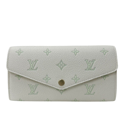LOUIS VUITTON ルイ・ヴィトン ポルトフォイユ サラ スィート エスケープ 長財布 モノグラム アンプラント ミルキーホワイト M27740 モノグラムアンプラント レディース 【中古】