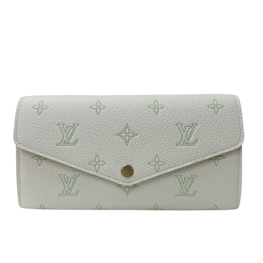 LOUIS VUITTON ルイ・ヴィトン ポルトフォイユ サラ スィート エスケープ 長財布 モノグラム アンプラント ミルキーホワイト M27740 モノグラムアンプラント レディース 【中古】