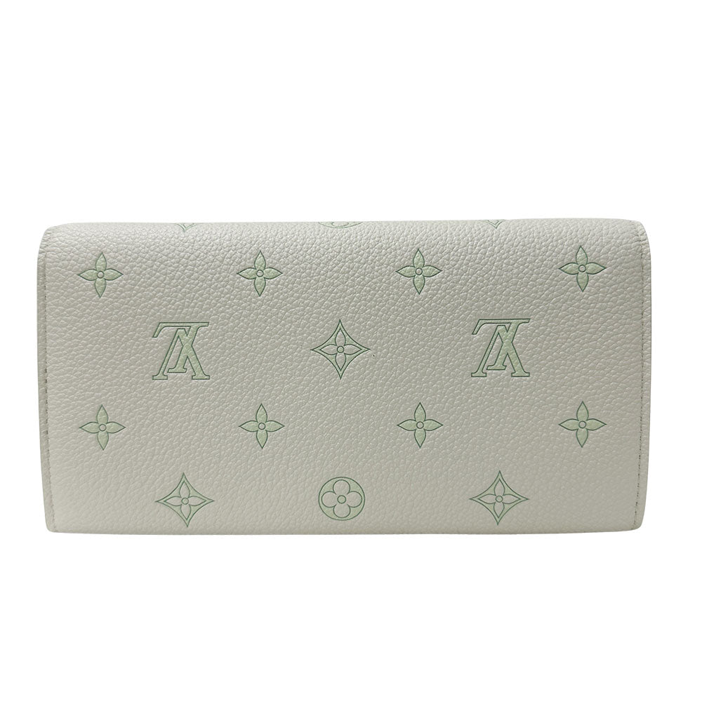 LOUIS VUITTON ルイ・ヴィトン ポルトフォイユ サラ スィート エスケープ 長財布 モノグラム アンプラント ミルキーホワイト M27740 モノグラムアンプラント レディース 【中古】
