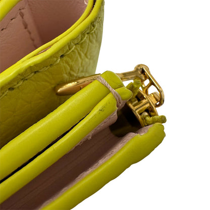 LOUIS VUITTON ルイ・ヴィトン トリヨン ポルトフォイユカプシーヌ XS 三つ折り財布 セドラ M81230 レザー レディース 【中古】