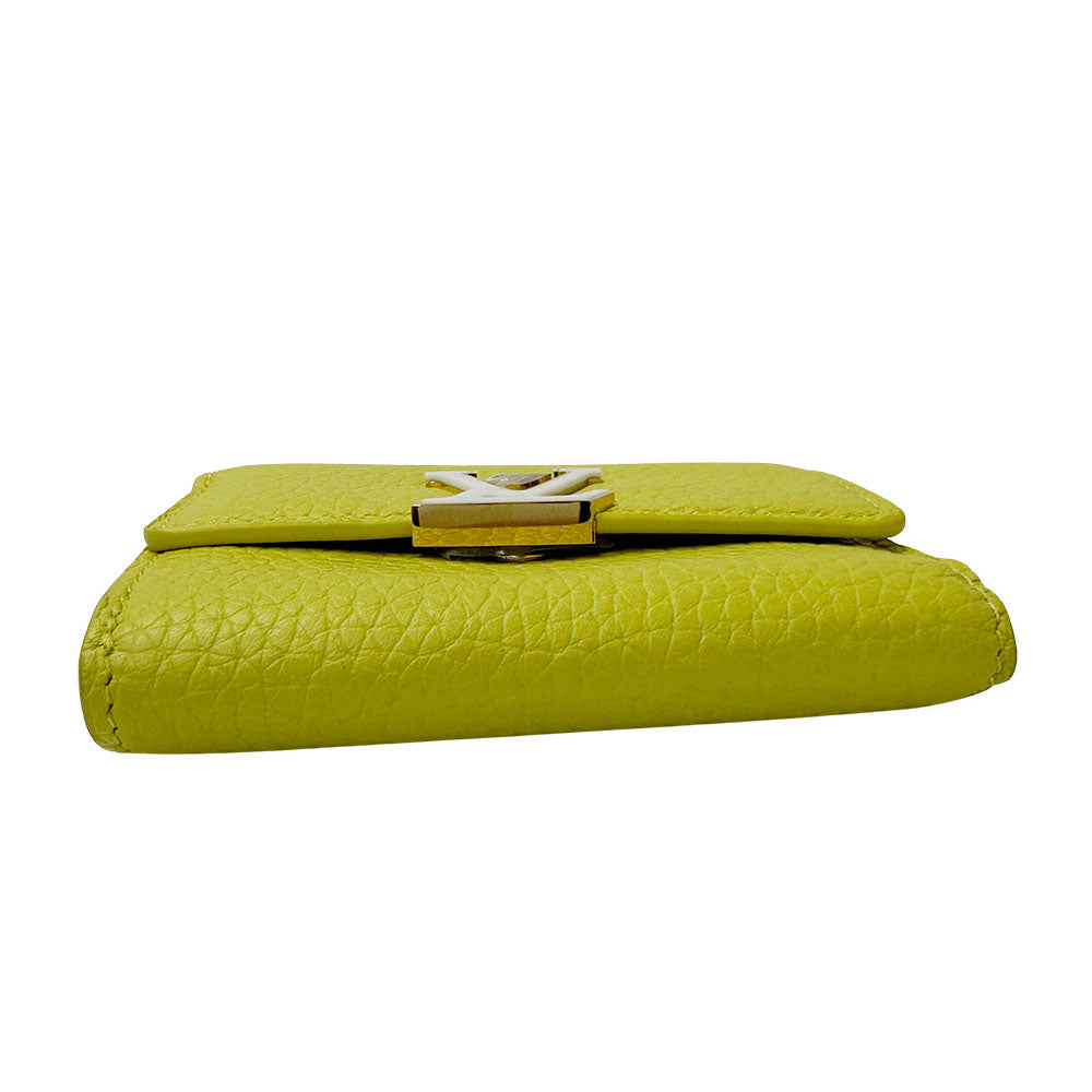 LOUIS VUITTON ルイ・ヴィトン トリヨン ポルトフォイユカプシーヌ XS 三つ折り財布 セドラ M81230 レザー レディース 【中古】