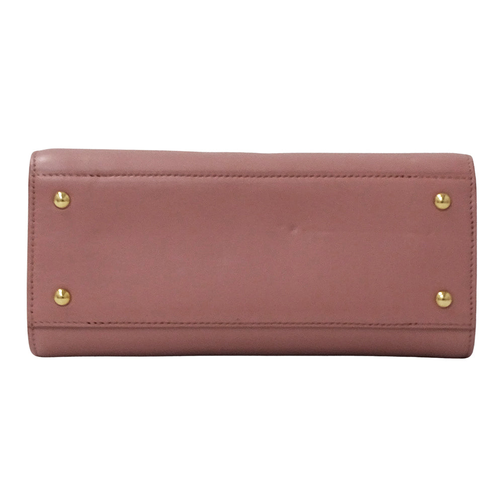 Ferragamo フェラガモ 2wayバッグ ガンチーニ ピンク レザー レディース 【中古】