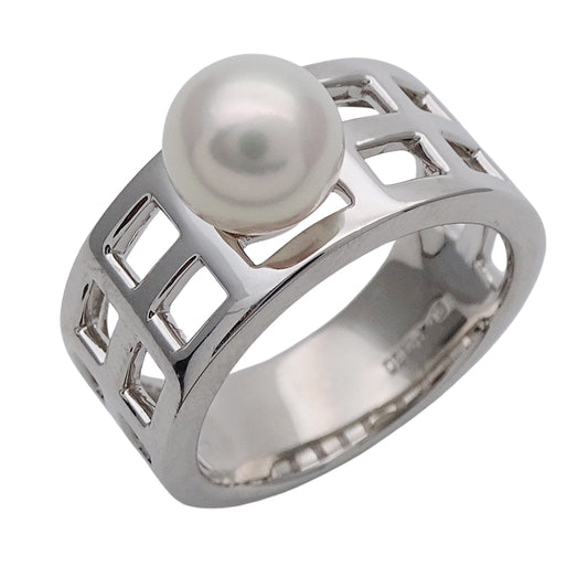 MIKIMOTO ミキモト リング 指輪 PT950 パール プラチナ レディース 【中古】