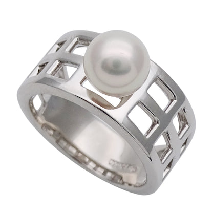 MIKIMOTO ミキモト リング 指輪 PT950 パール プラチナ レディース 【中古】
