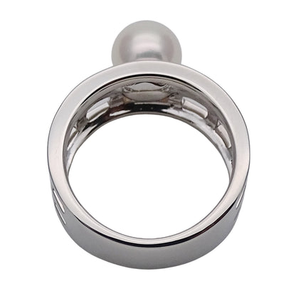 MIKIMOTO ミキモト リング 指輪 PT950 パール プラチナ レディース 【中古】