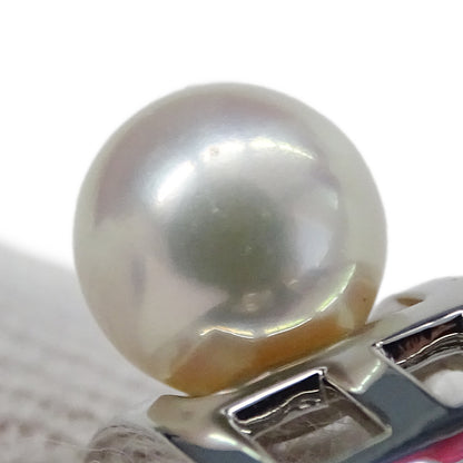 MIKIMOTO ミキモト リング 指輪 PT950 パール プラチナ レディース 【中古】