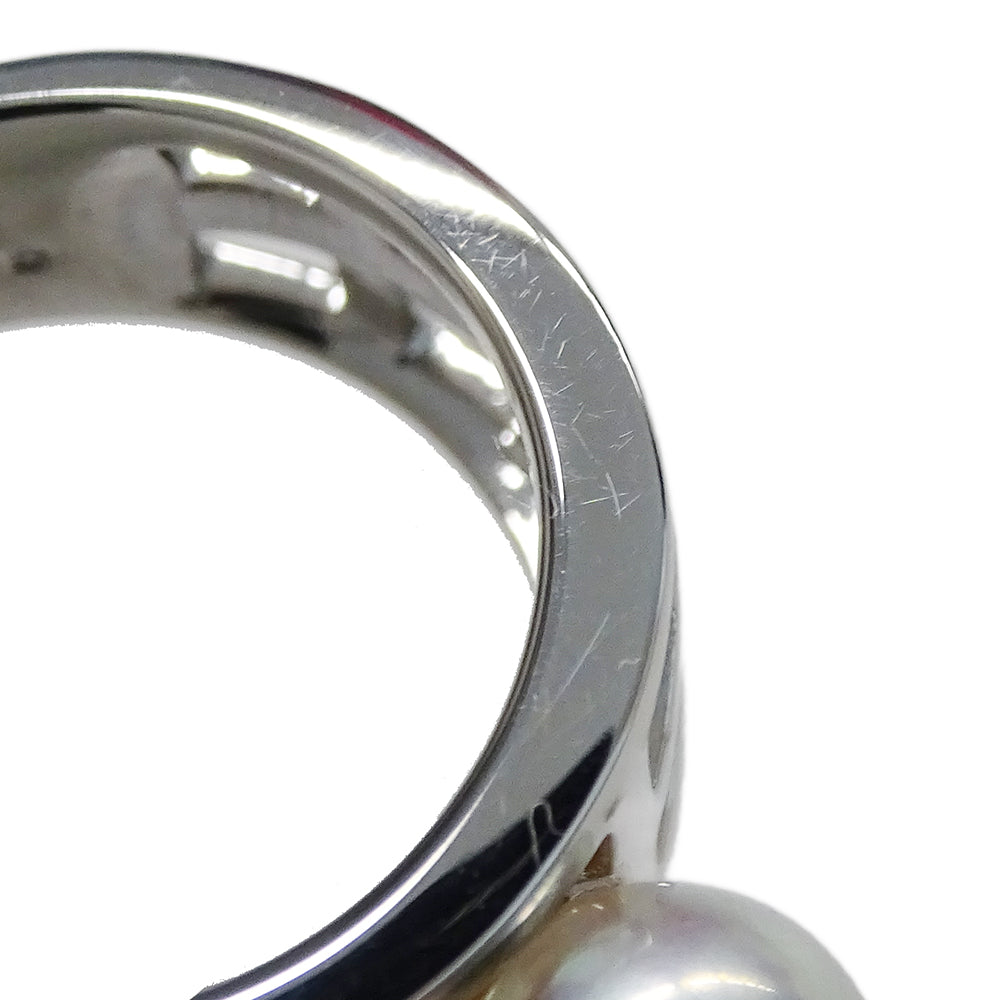 MIKIMOTO ミキモト リング 指輪 PT950 パール プラチナ レディース 【中古】
