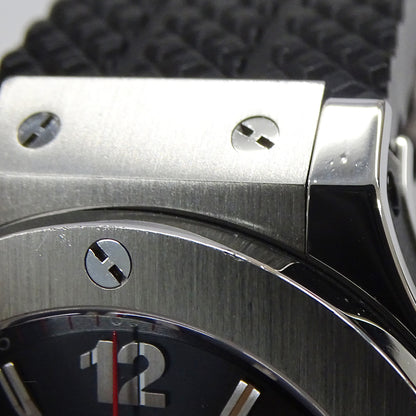 HUBLOT ウブロ ビッグバン 301.SX.130.RX メンズ 腕時計 クロノグラフ デイト 自動巻き AT ステンレス SS ラバー 磨き済み 【中古】