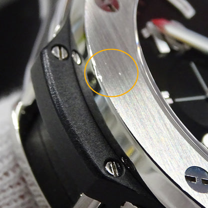 HUBLOT ウブロ ビッグバン 301.SX.130.RX メンズ 腕時計 クロノグラフ デイト 自動巻き AT ステンレス SS ラバー 磨き済み 【中古】