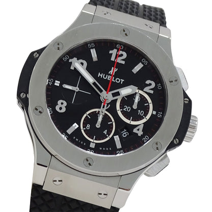 HUBLOT ウブロ ビッグバン 301.SX.130.RX メンズ 腕時計 クロノグラフ デイト 自動巻き AT ステンレス SS ラバー 磨き済み 【中古】