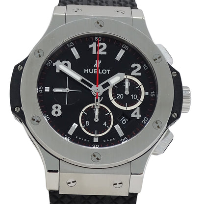 HUBLOT ウブロ ビッグバン 301.SX.130.RX メンズ 腕時計 クロノグラフ デイト 自動巻き AT ステンレス SS ラバー 磨き済み 【中古】