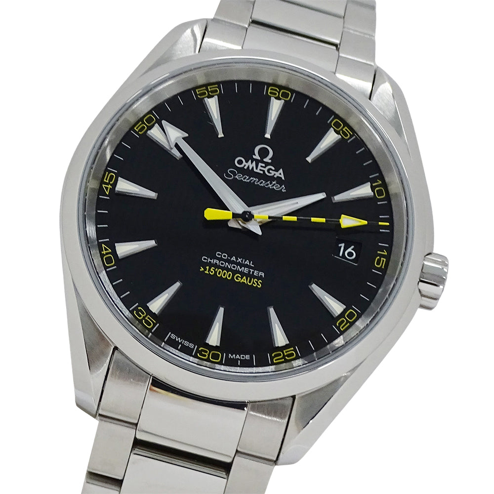OMEGA オメガ シーマスター アクアテラ 15000ガウス 231.10.42.21.01.002 メンズ 腕時計 デイト コーアクシャル クロノメーター 自動巻き AT ステンレス SS 磨き済み 【中古】