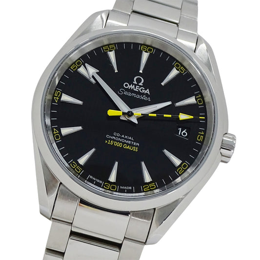 OMEGA オメガ シーマスター アクアテラ 15000ガウス 231.10.42.21.01.002 メンズ 腕時計 デイト コーアクシャル クロノメーター 自動巻き AT ステンレス SS 磨き済み 【中古】