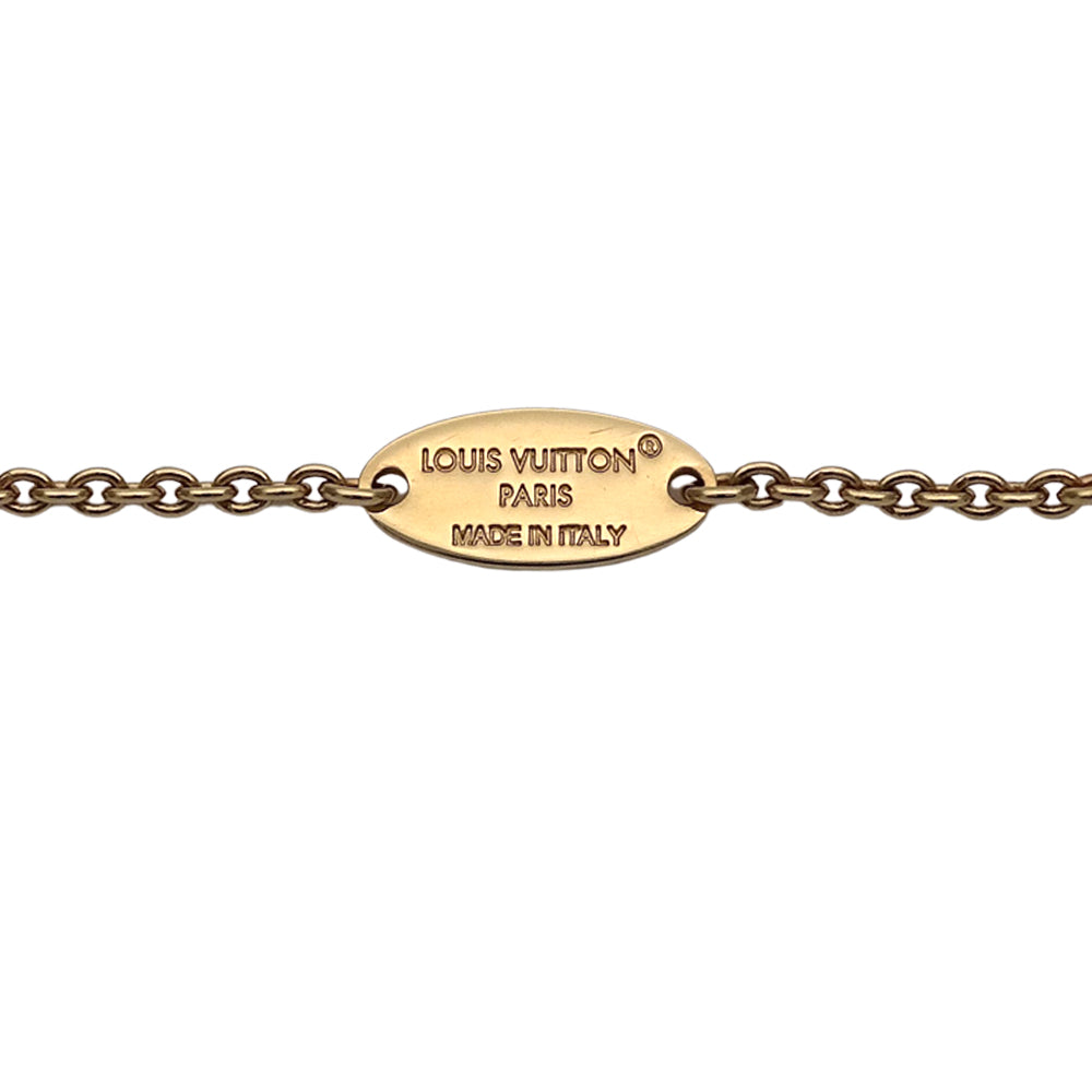 LOUIS VUITTON ルイ・ヴィトン ブレスレット LVアイコニック ブレスレット メタル ゴールド レディース M00587 【中古】
