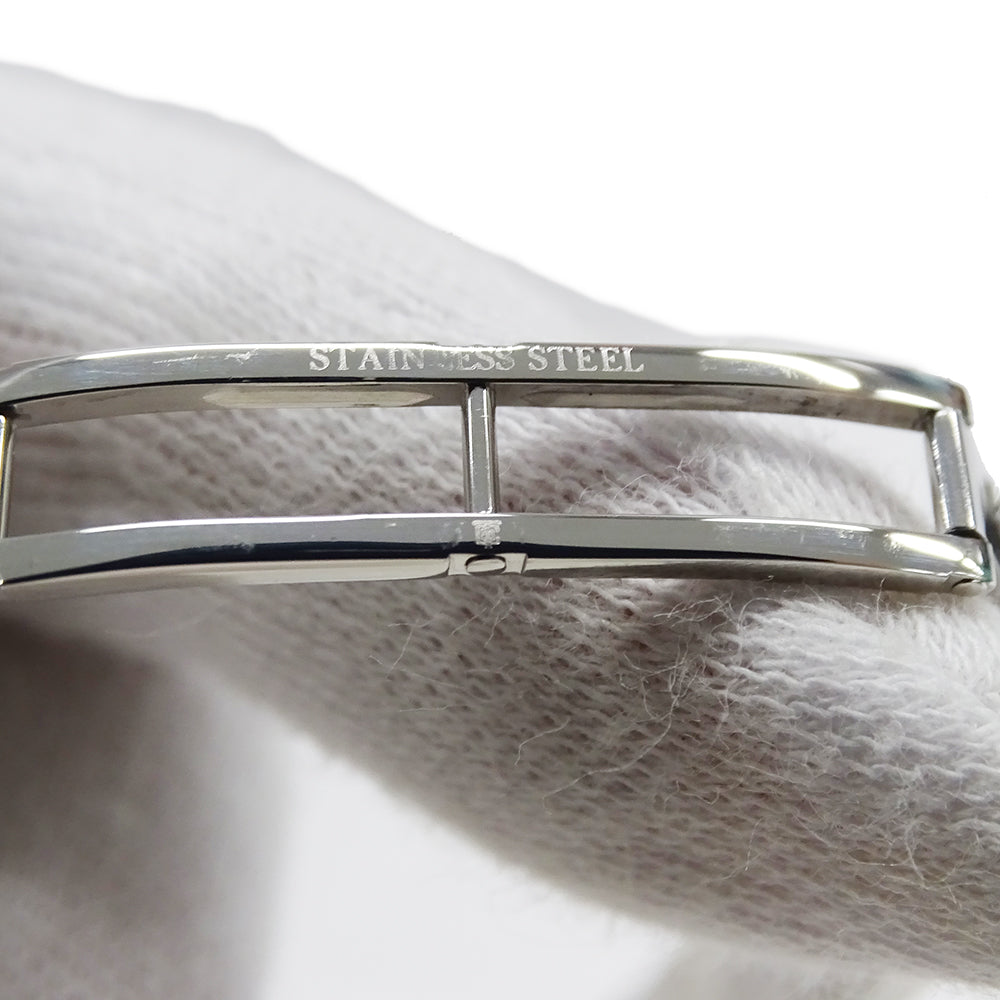 TIFFANY&Co. ティファニー アトラス 69291651 レディース 腕時計 クオーツ QZ ステンレス SS ダイヤモンド ネイビー 磨き済み 【中古】