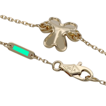 Van Cleef & Arpels ヴァンクリーフ＆アーペル フリヴォル ミニ ブレスレット 750YG イエローゴールド ダイヤモンド レディース 磨き済み 【中古】