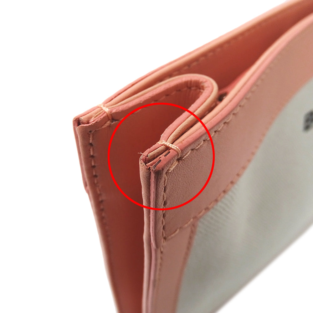 BALENCIAGA バレンシアガ クラッチ・セカンドバッグ ホワイト ピンク 410119 キャンバス レディース 【中古】