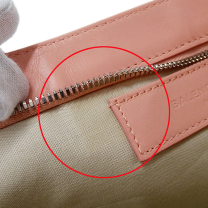 BALENCIAGA バレンシアガ クラッチ・セカンドバッグ ホワイト ピンク 410119 キャンバス レディース 【中古】