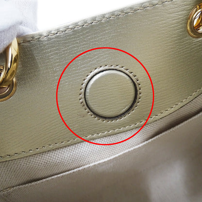 GUCCI グッチ 2wayバッグ バンブー ブルームス ミニショッパー ゴールド 368823 レザー レディース 【中古】