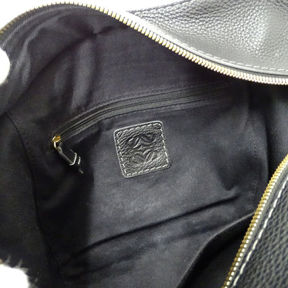 LOEWE ロエベ トートバッグ リピート ブラック ネイビー キャンバス レディース 【中古】