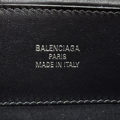 BALENCIAGA バレンシアガ デューティーフリー チェーンバッグ トートバッグ ナチュラル ブラック キャンバス レディース メンズ 【中古】