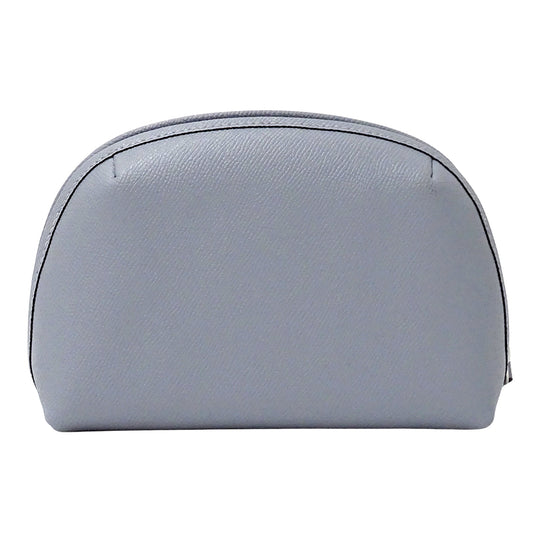 COACH コーチ 化粧ポーチ ライトブルー C3489 レザー レディース 【中古】
