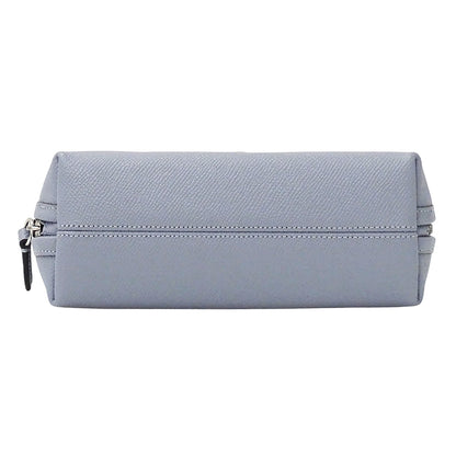 COACH コーチ 化粧ポーチ ライトブルー C3489 レザー レディース 【中古】