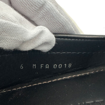 LOUIS VUITTON ルイ・ヴィトン モンテカルロ ドライビングシューズ ローファー ブラック レザー メンズ 【中古】