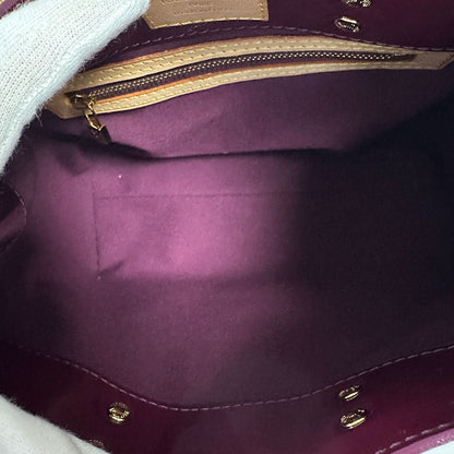 LOUIS VUITTON ルイ・ヴィトン リードPM ハンドバッグ モノグラム ヴェルニ パープル M91993 モノグラムヴェルニ レディース 【中古】