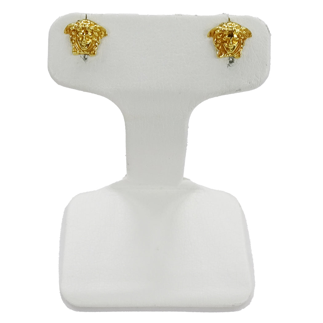 VERSACE ヴェルサーチ メデューサ ピアス GP ゴールド レディース メンズ アクセサリー【中古】