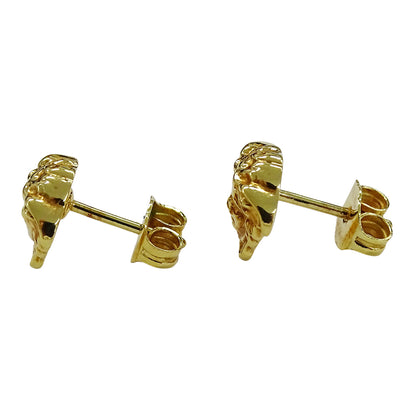 VERSACE ヴェルサーチ メデューサ ピアス GP ゴールド レディース メンズ アクセサリー【中古】