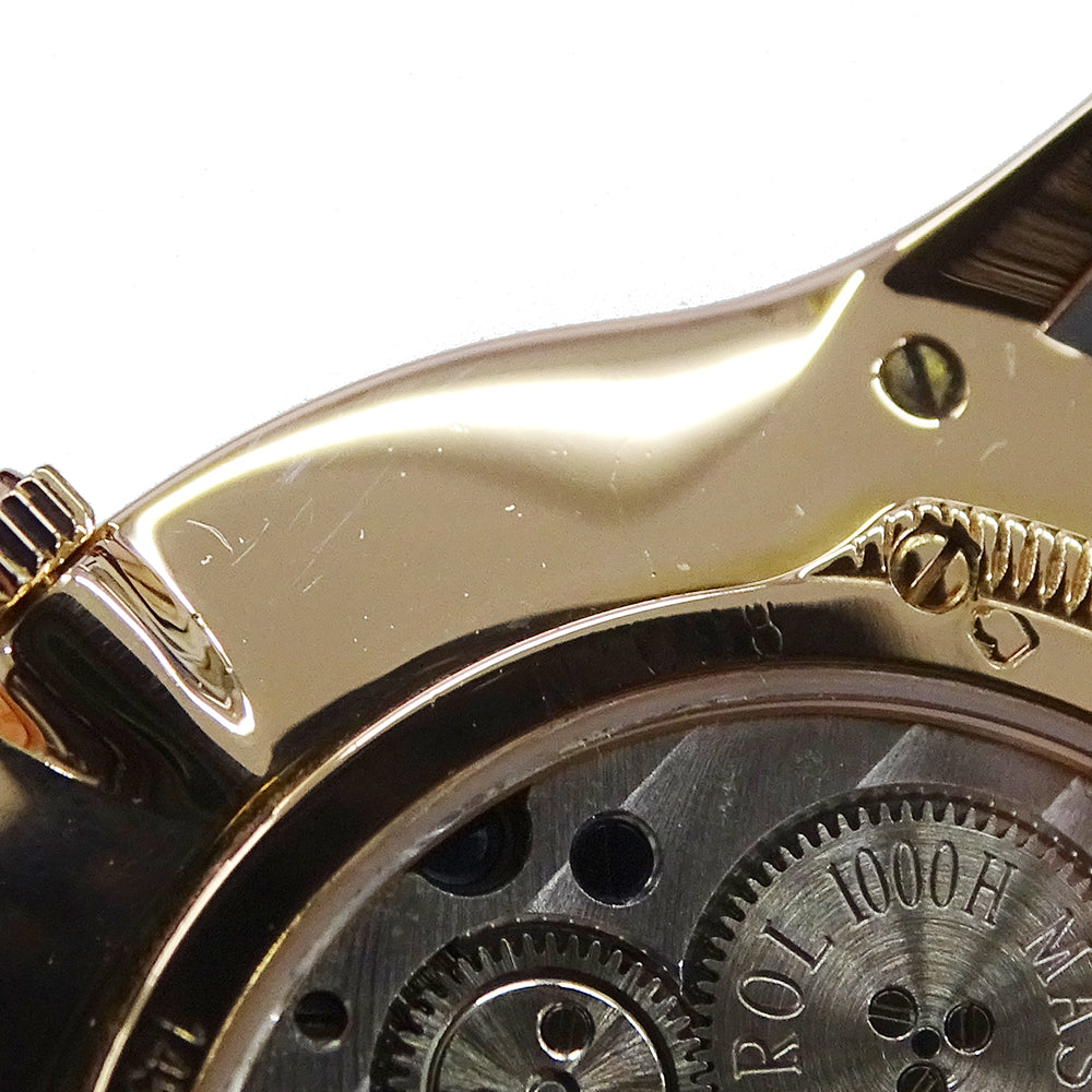 JAEGER-LECOULTRE ジャガー・ルクルト マスターウルトラスリム 145.2.79.S メンズ 腕時計 手巻き 750PG レザー 裏スケ 磨き済み 【中古】