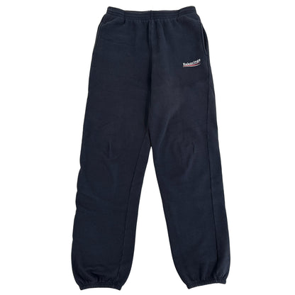 BALENCIAGA バレンシアガ スウェットパンツ ボトムス ネイビー 508268 コットン 裏起毛 S レディース メンズ 【中古】
