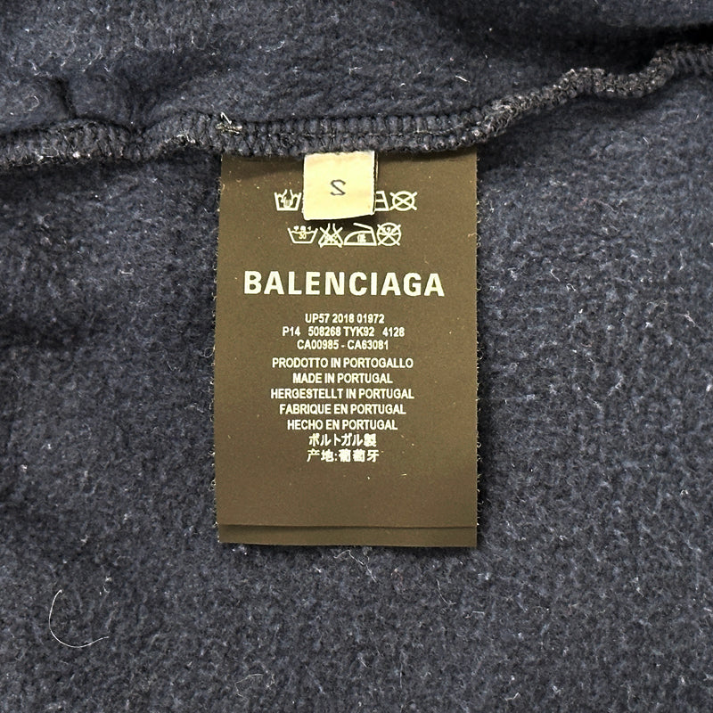 BALENCIAGA バレンシアガ スウェットパンツ ボトムス ネイビー 508268 コットン 裏起毛 S レディース メンズ 【中古】