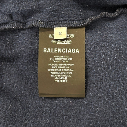 BALENCIAGA バレンシアガ スウェットパンツ ボトムス ネイビー 508268 コットン 裏起毛 S レディース メンズ 【中古】