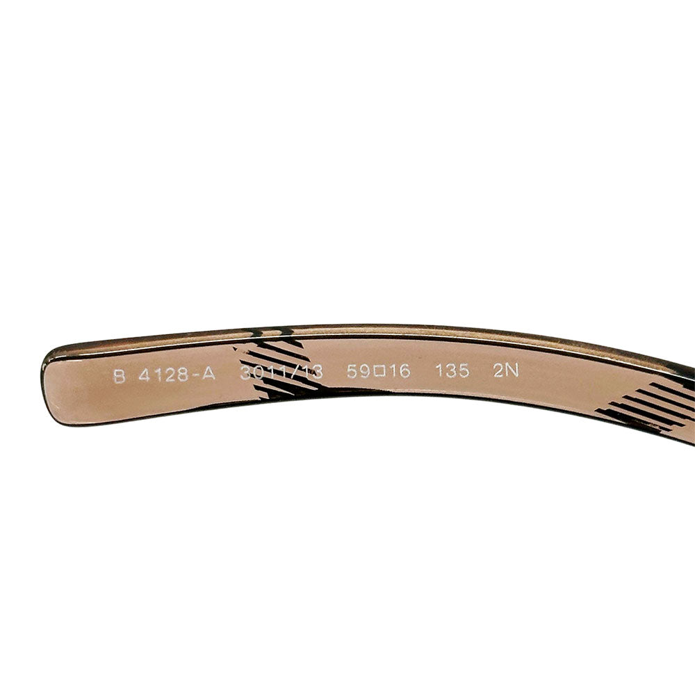 BURBERRY バーバリー サングラス ブラウン B4128-A 3011/13 プラスチック レディース 【中古】
