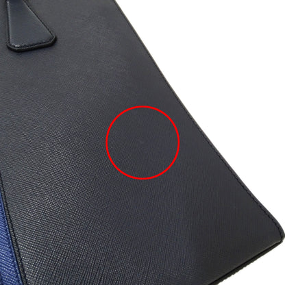 PRADA プラダ トートバッグ ネイビー 2VG083 メンズ 【中古】