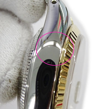 ROLEX ロレックス デイトジャスト 69173 X番 レディース 腕時計 自動巻き AT ステンレス SS ゴールド YG 磨き済み 【中古】