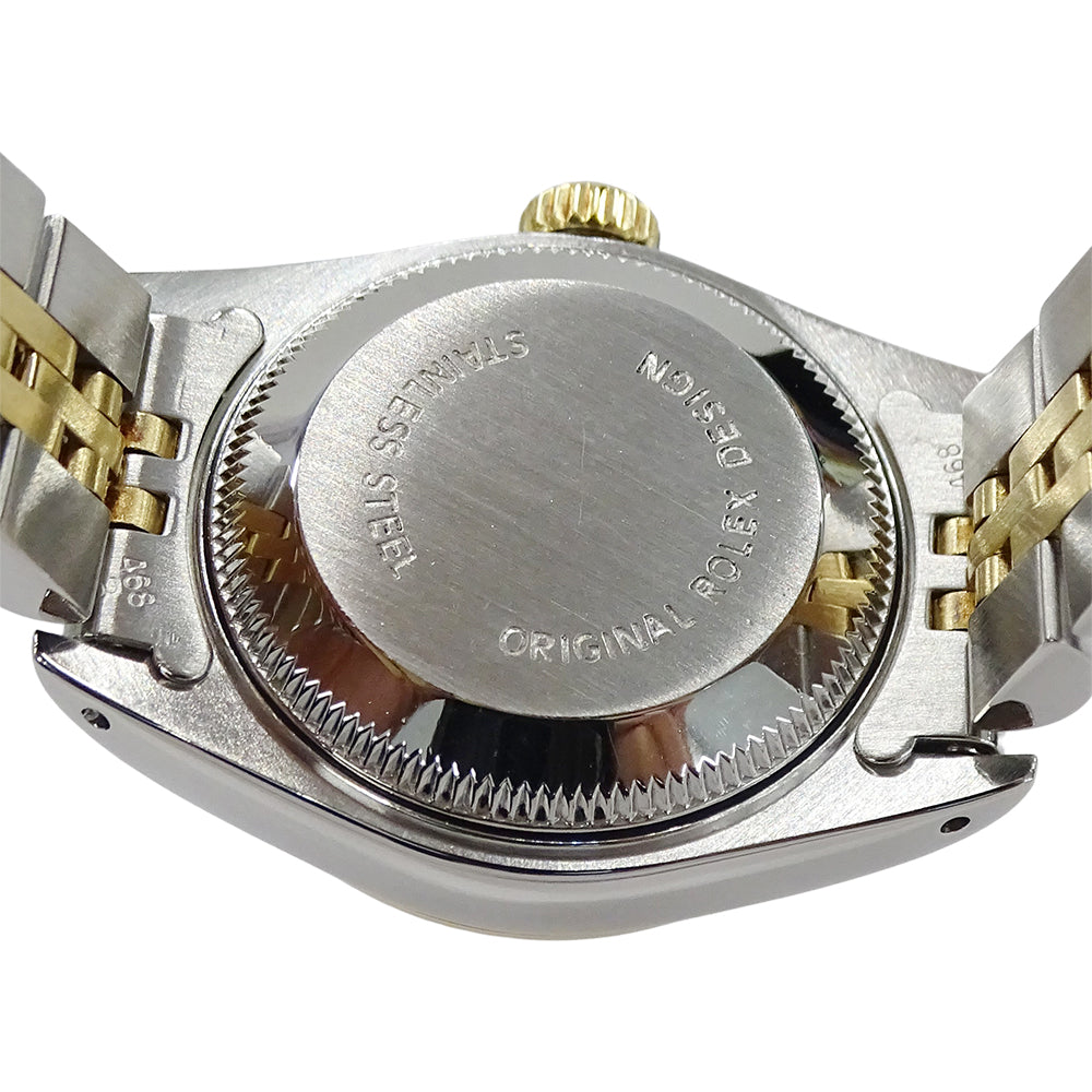 ROLEX ロレックス デイトジャスト 69173 X番 レディース 腕時計 自動巻き AT ステンレス SS ゴールド YG 磨き済み 【中古】
